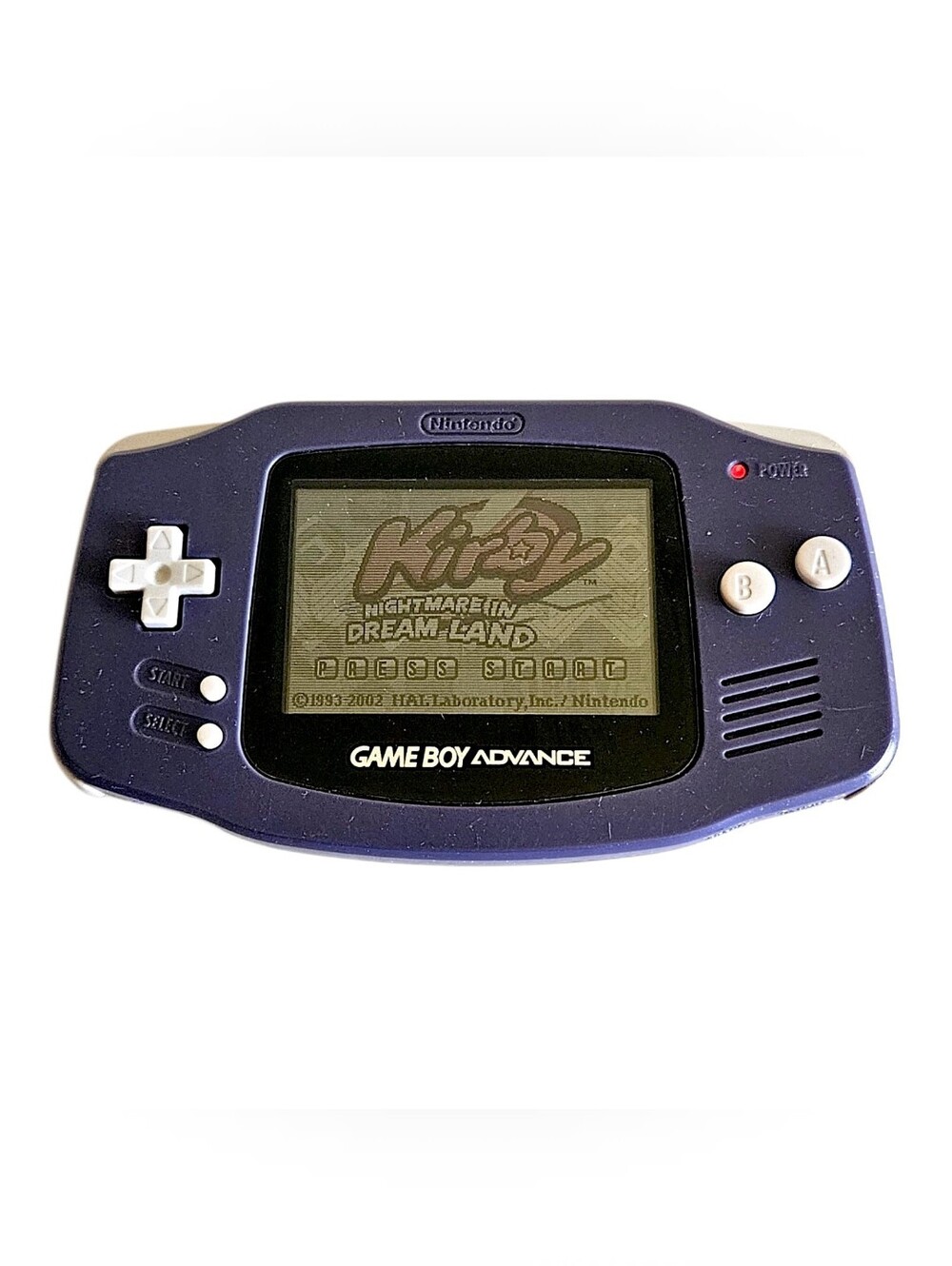 Nintendo Game Boy Advance Console - GBA Indigo Purple, Tested & Working!